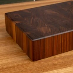 Walnut End Grain Rectangle Butcher Block -Cheap Carving Boards Store Walnut End Grain Rectangle Butcher Block small 00006