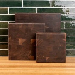 Walnut End Grain Square Butcher Block