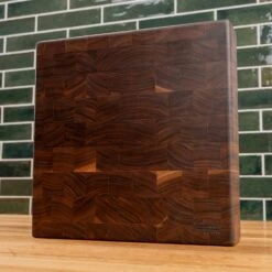 Walnut End Grain Square Butcher Block -Cheap Carving Boards Store Walnut End Grain Square Butcher Block large 00009