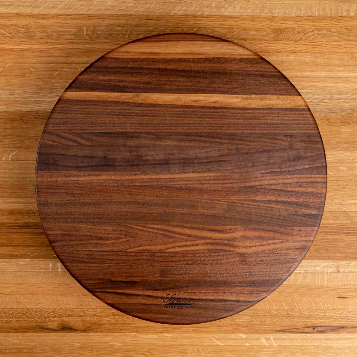 Scotsman Co. Walnut Lazy Susan 9 Scotsman Co. Walnut Lazy Susan - Image 9