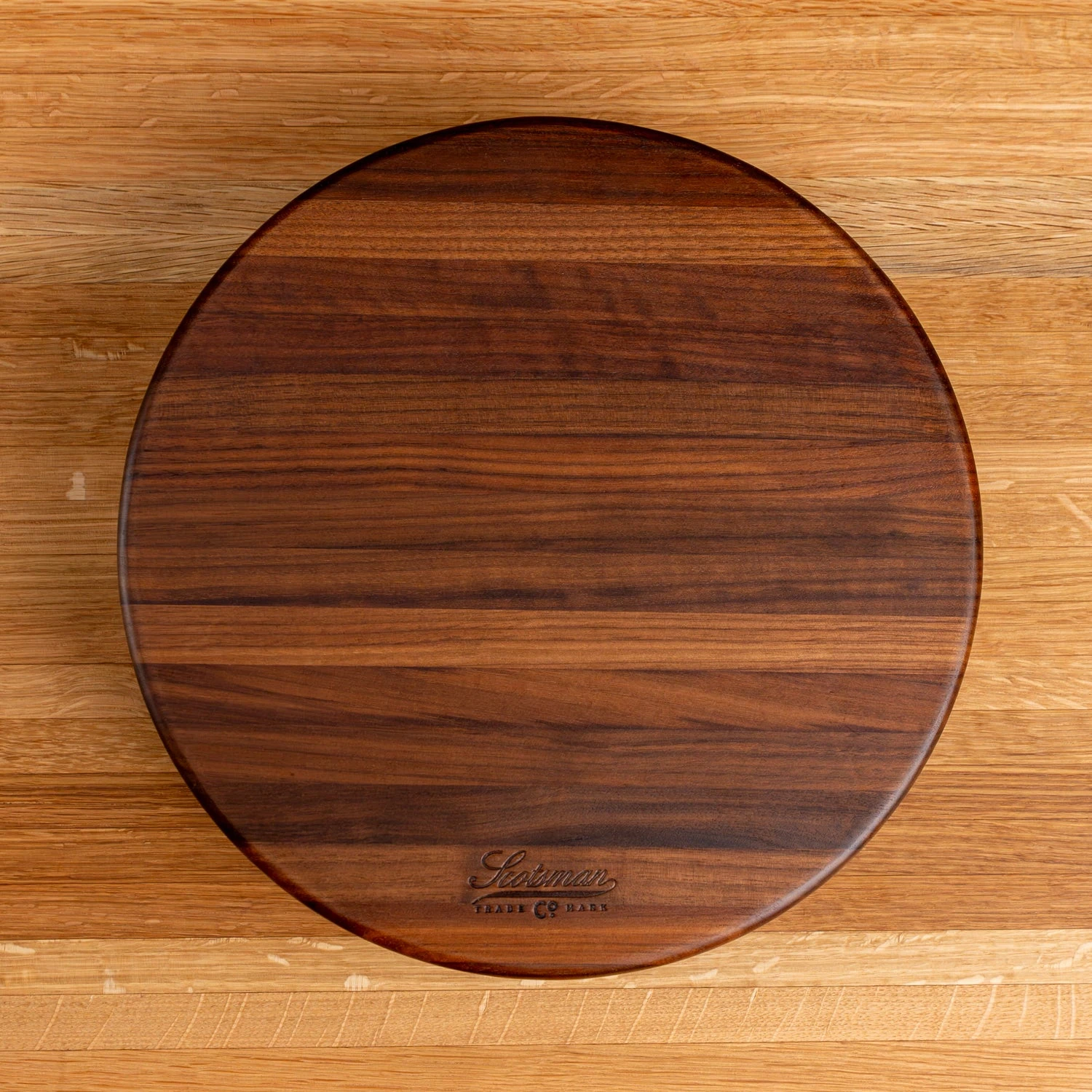 Scotsman Co. Walnut Lazy Susan 8 Scotsman Co. Walnut Lazy Susan - Image 8