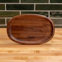 Walnut Oval Carving Board -Cheap Carving Boards Store Walnut Oval Carving Board 00005