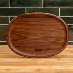 Walnut Oval Carving Board -Cheap Carving Boards Store Walnut Oval Carving Board 00007