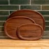 Walnut Oval Carving Board