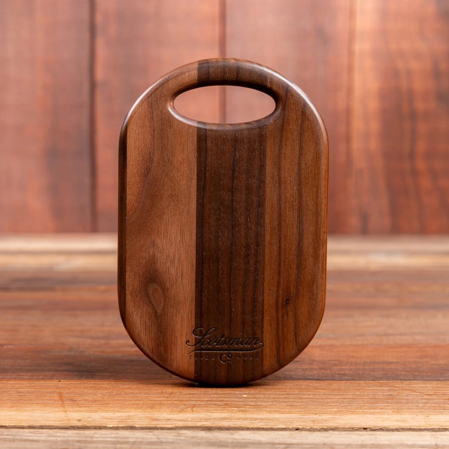 Walnut Oval Cheese Board 5 Walnut Oval Cheese Board - Image 5