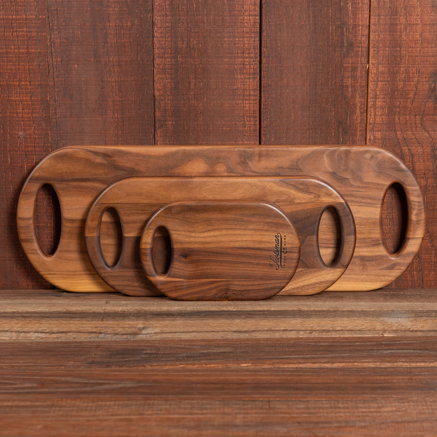 Walnut Oval Cheese Board 4 Walnut Oval Cheese Board - Image 4