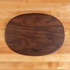 Walnut Oval Serving Board -Cheap Carving Boards Store Walnut Oval Serving Board 00006