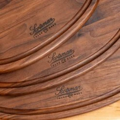 Cheap Carving Boards Store -Cheap Carving Boards Store Walnut Oval Serving Board with Juice Groove 00027