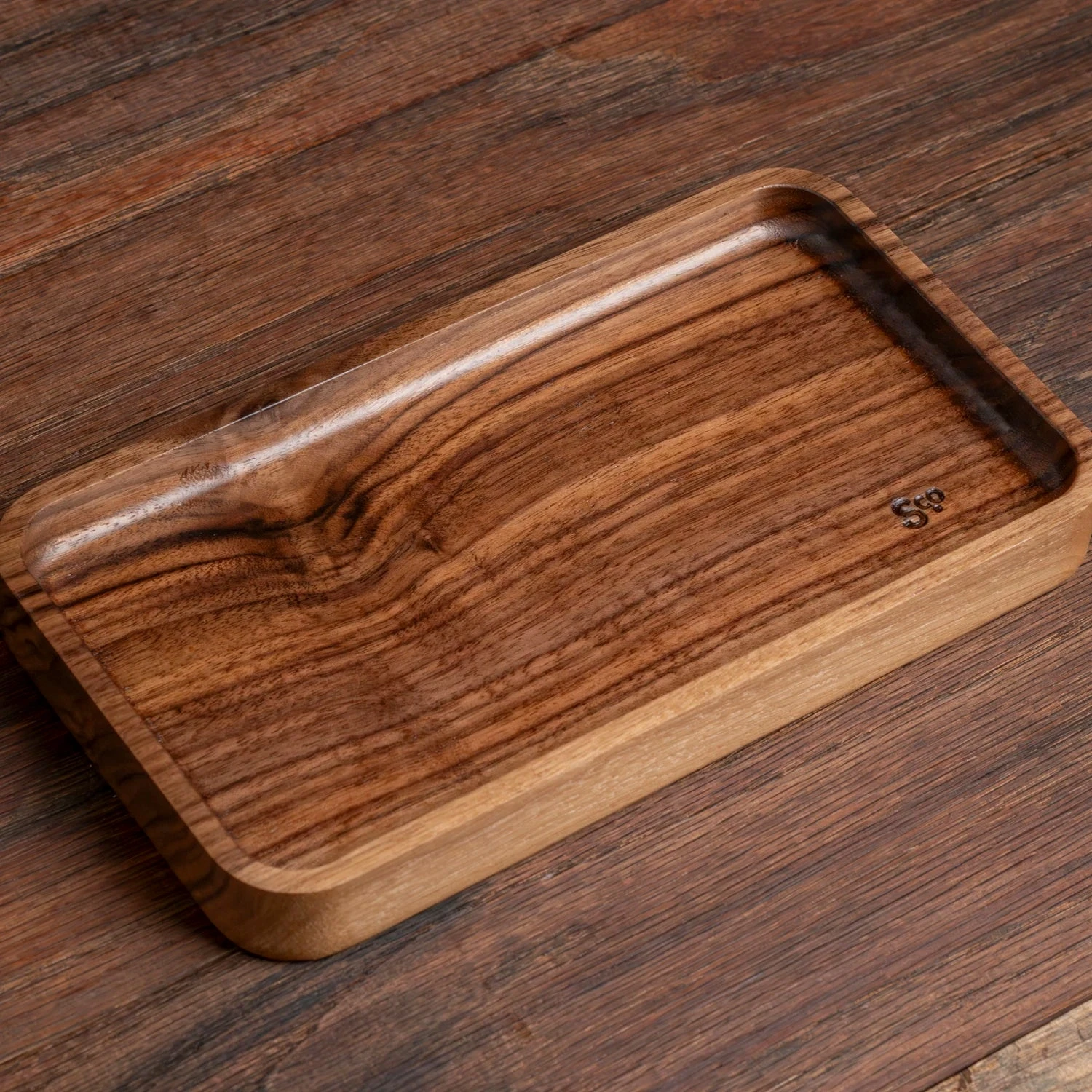 Walnut Wooden Valet 7 Walnut Wooden Valet - Image 7