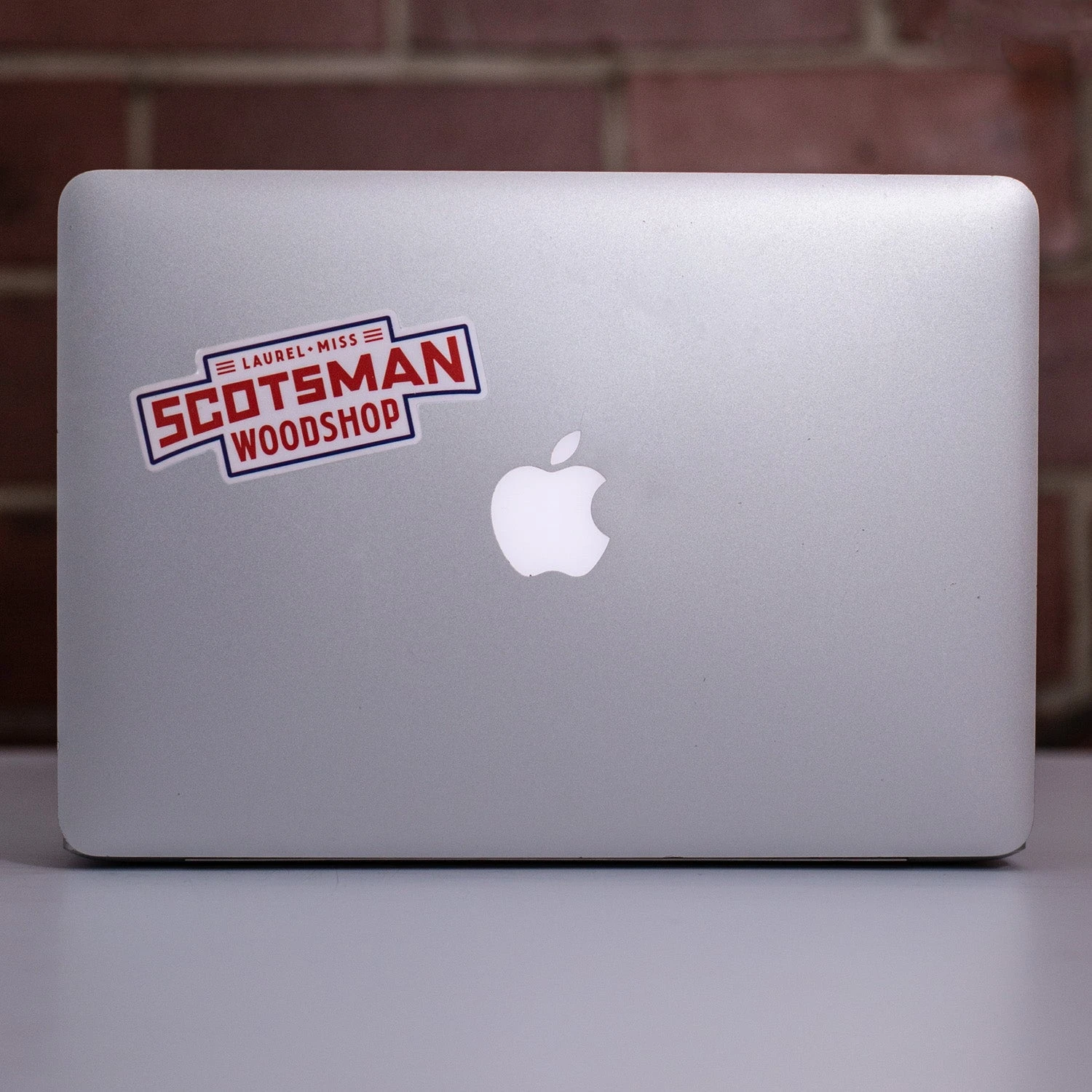 White Scotsman Woodshop Die Cut Decal 2 White Scotsman Woodshop Die Cut Decal - Image 2