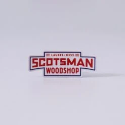 White Scotsman Woodshop Die Cut Decal